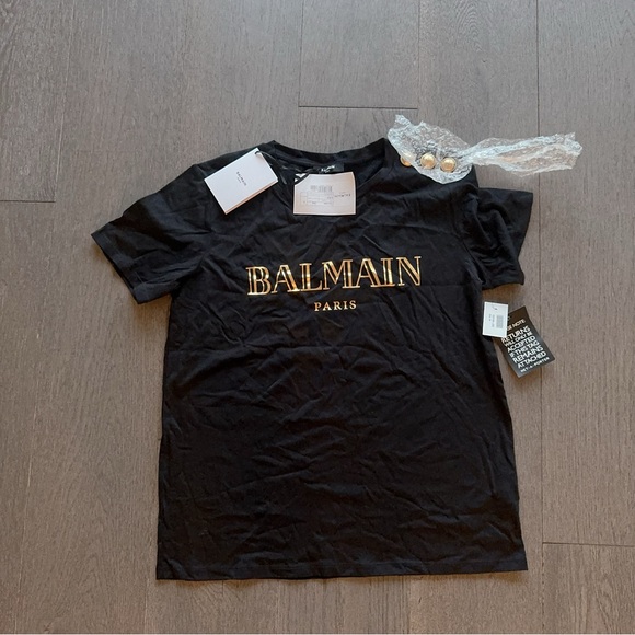 Balmain button tshirt